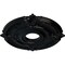 Ekena Millwork Attica Ceiling Medallion (Fits Canopies up to 5"), Hand-Painted Jet Black, 18"OD x 4"ID x 5/8"P CM18ATBLF - alternate 4